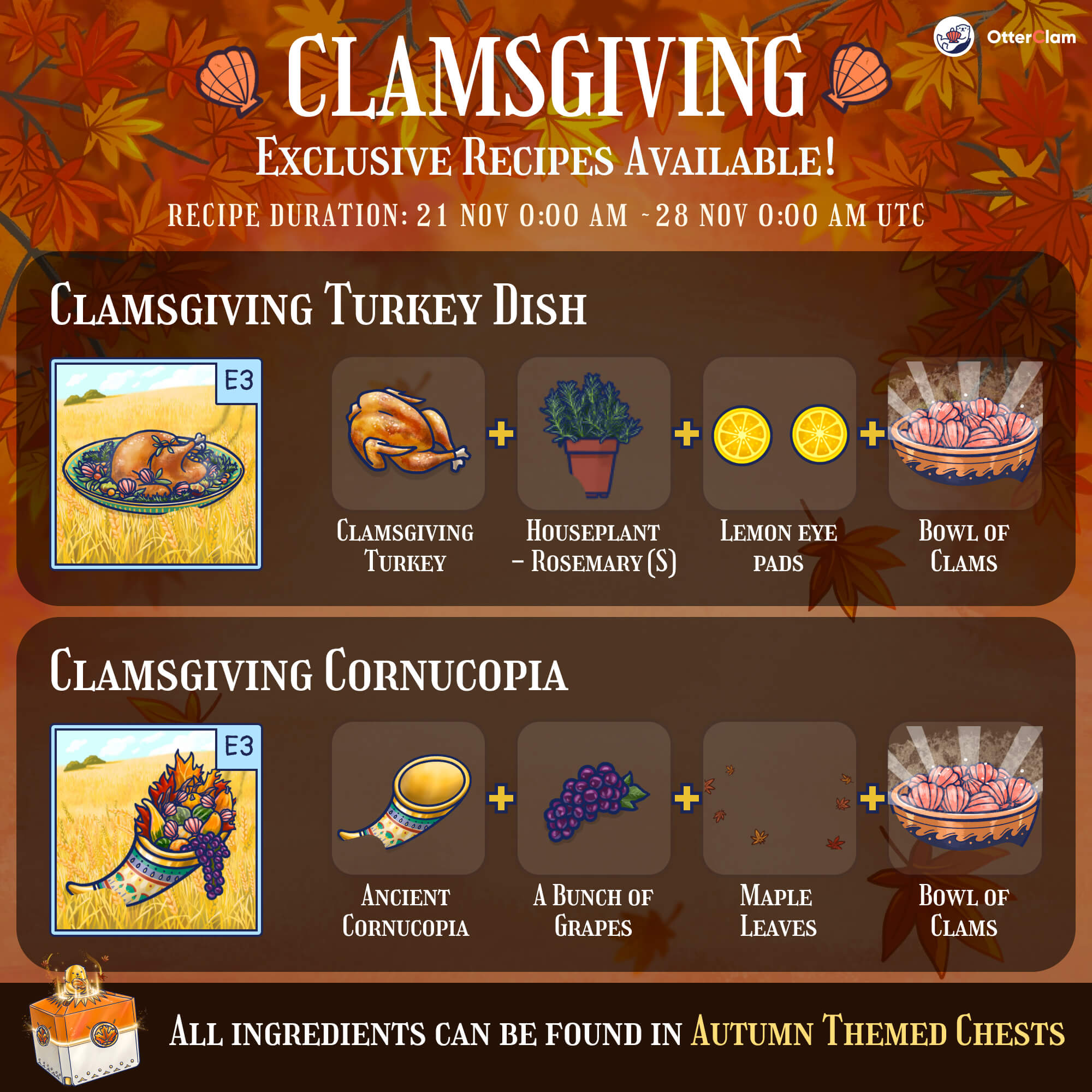 Clamsgiving recipe